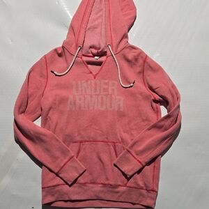 Under Armour Women's Coral Pink Pullover Hoodie
